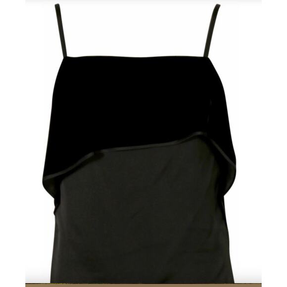 Helmut Lang Layered velvet and sateen camisole - Picture 9 of 9
